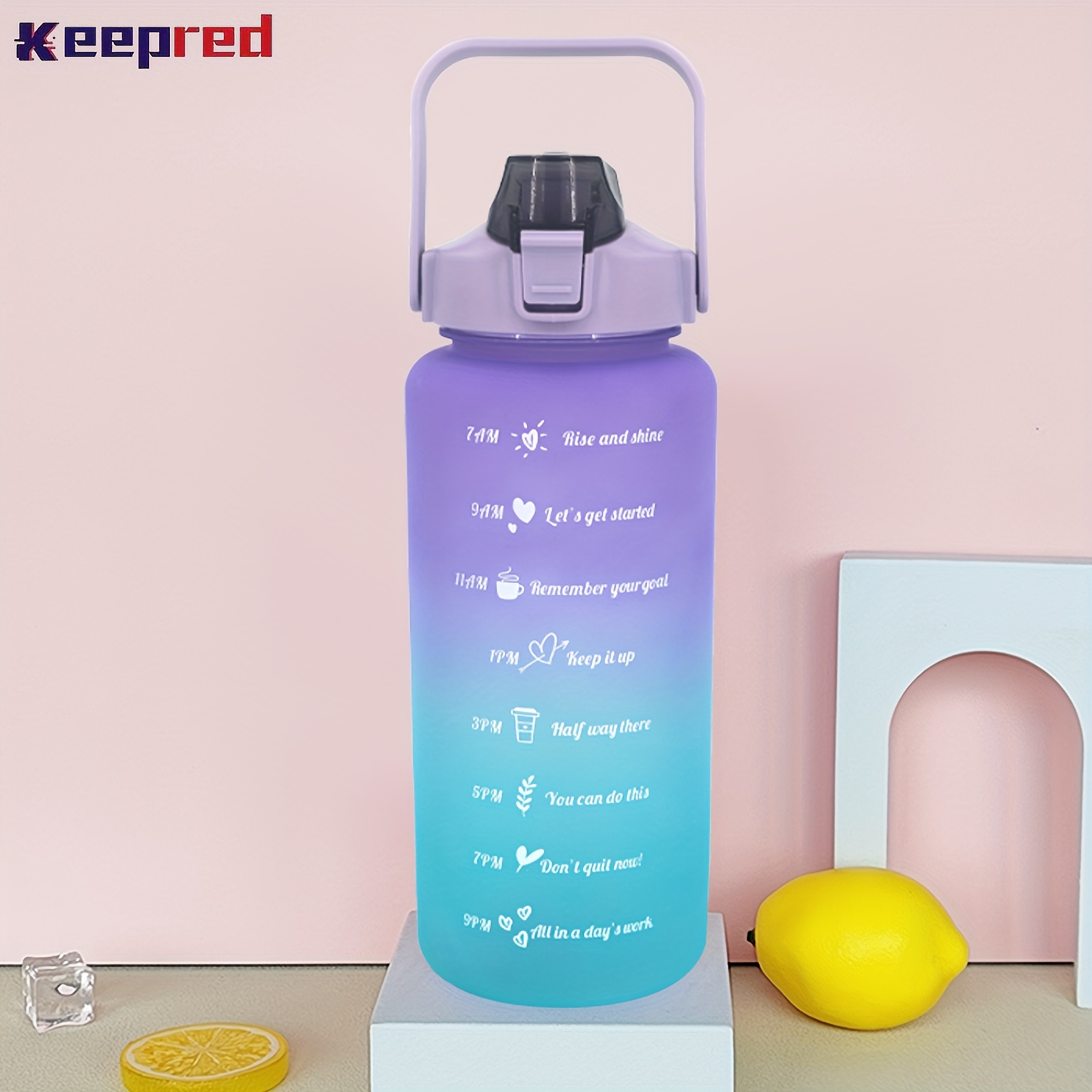 BTS i Purple U Reusable Water Bottle 