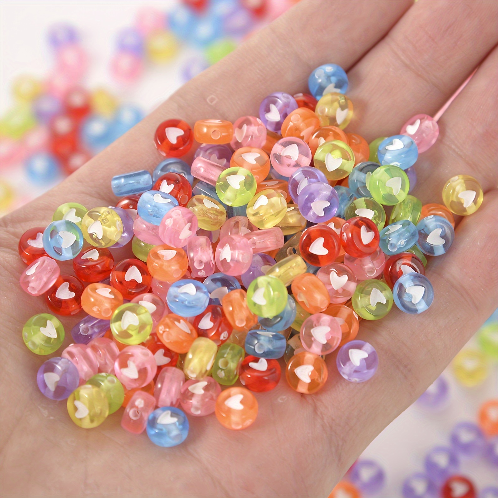 Alphabet Colourful Beads 7mm (2 packs)