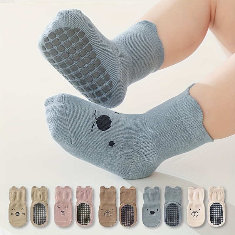 Kids Non Slip Toddler Boy Grip Socks 12 Pairs Anti Skid Sticky Socks for  1-10 Years Infants Baby Children : : Clothing, Shoes & Accessories