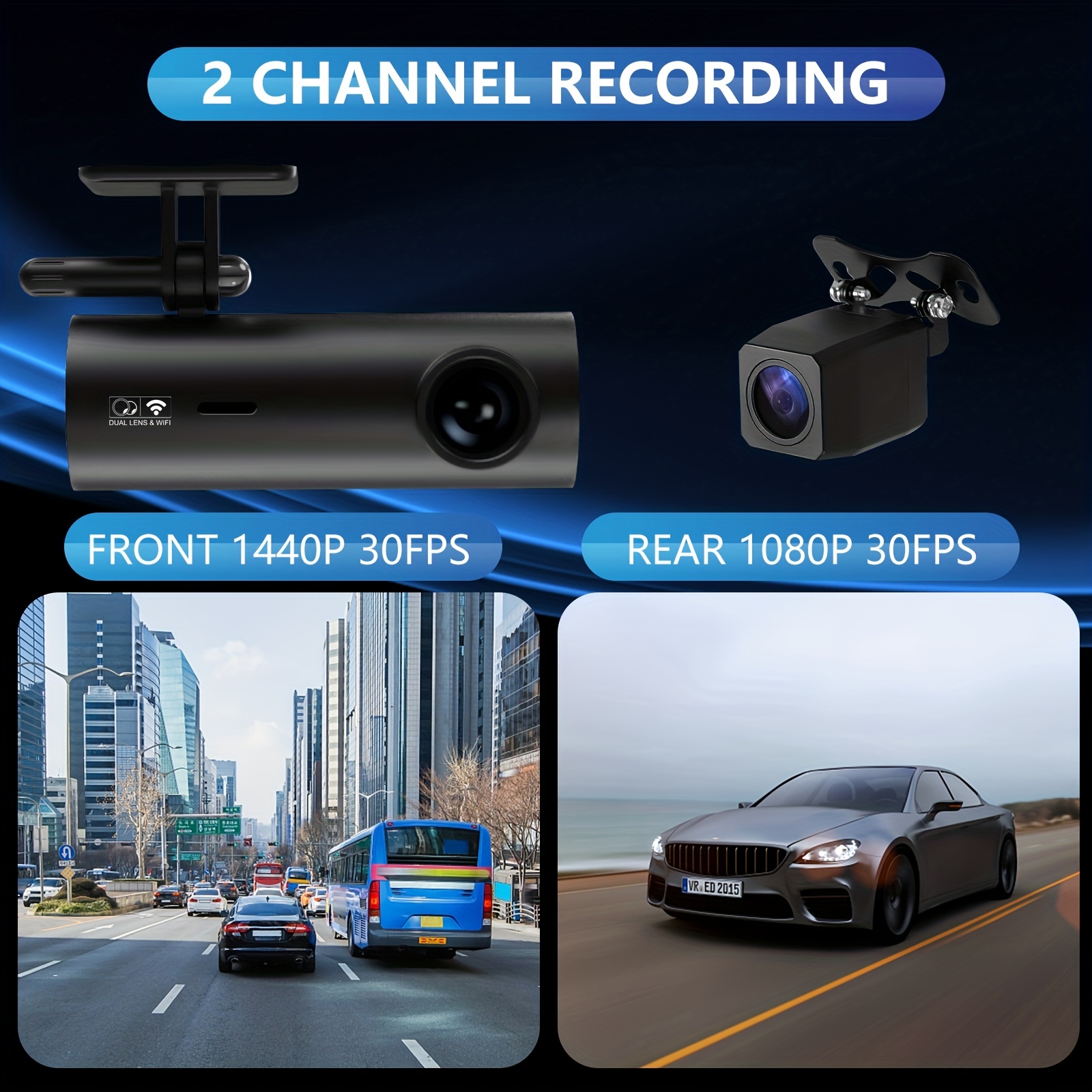 Built in Wifi Dash Cam Front And Inside dash Camera For Cars - Temu