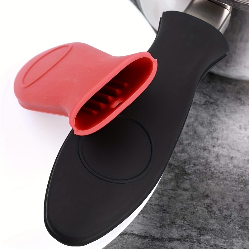 Silicone Hot Handle Holder, Heat Protecting Silicone Handle For