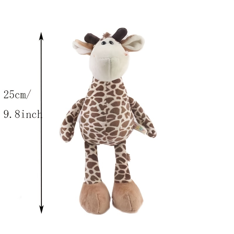 35/25cm Cute Cartoon Soft Stuffed Animal Plush Toy Lion Giraffe Elephant  Tiger Fox Raccoon Soft Toy Plush Animal Gift For Girl