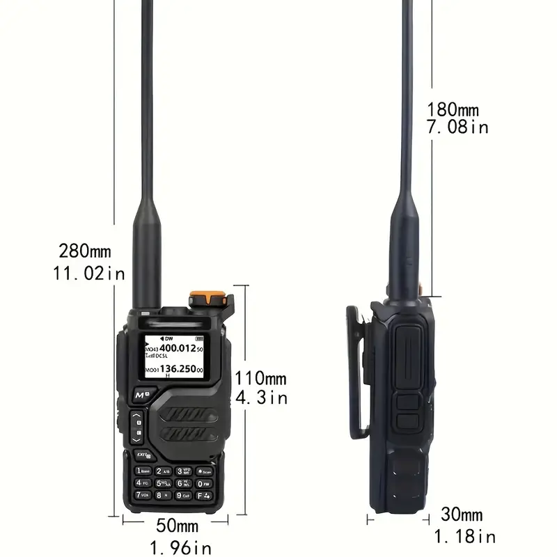 Quansheng Uv-k5 Handled Ham Radio Two Way Radio Noaa Emergency Weather  Receiver With Type-c Charging Cable, Headset (black) - Temu Czech Republic