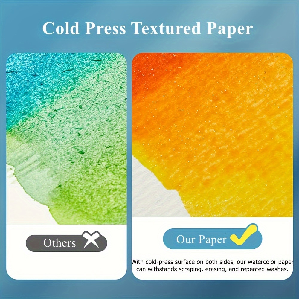 White Watercolor Paper Cold Pressed Paper For Bulk - Temu Saudi Arabia