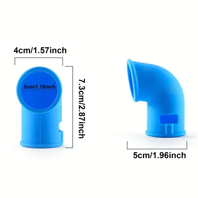 1pc silicone steam release diverter for instant pots silicone pipe air fryer accessories details 2