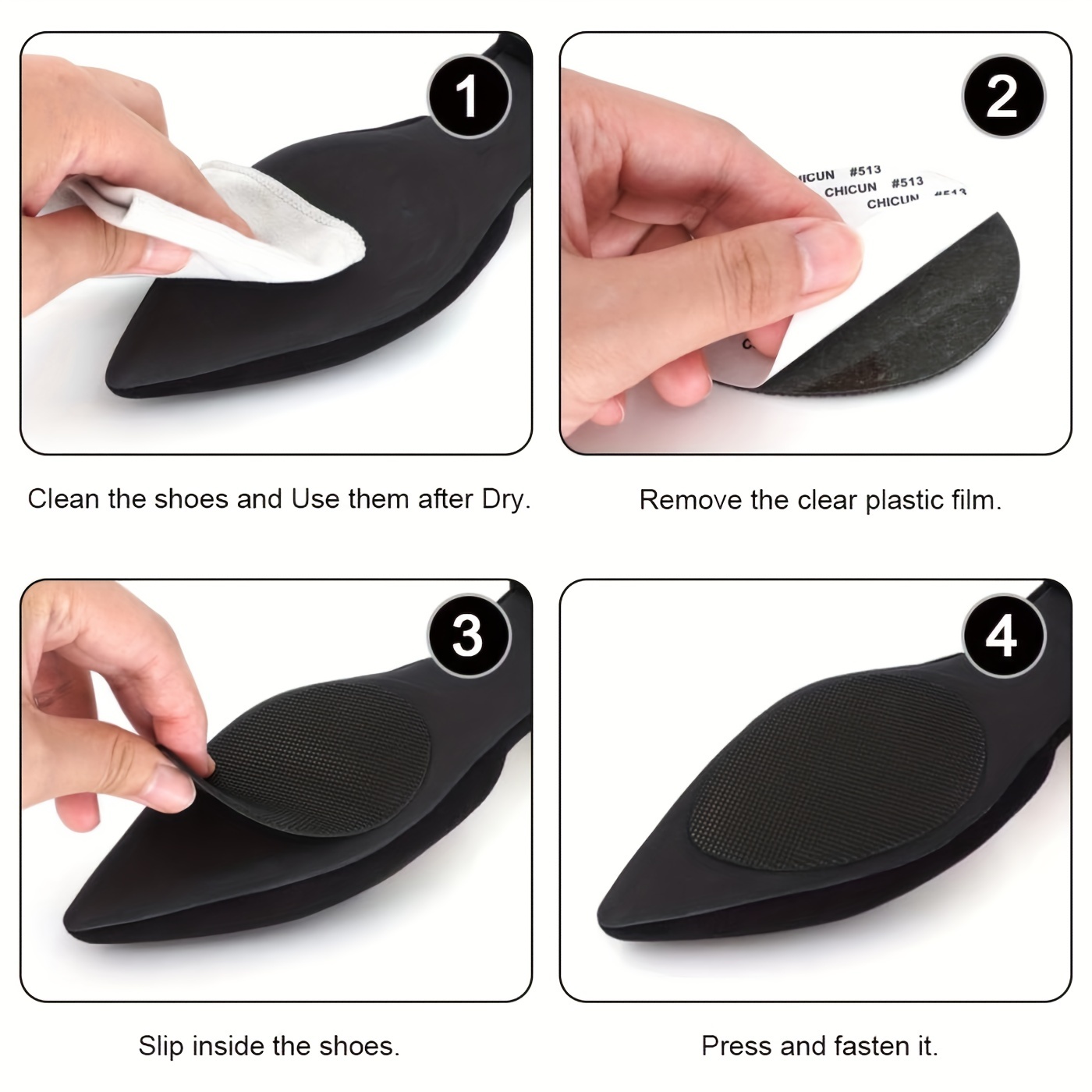 Non slip Shoes Pads Adhesive Shoe Sole Protectors High Heels - Temu  Australia