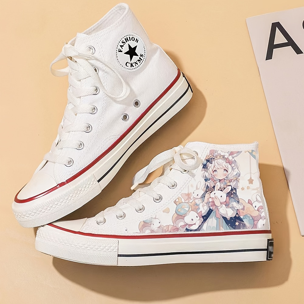 Cartoon Anime Converse-like Sneakers – Rosaystore