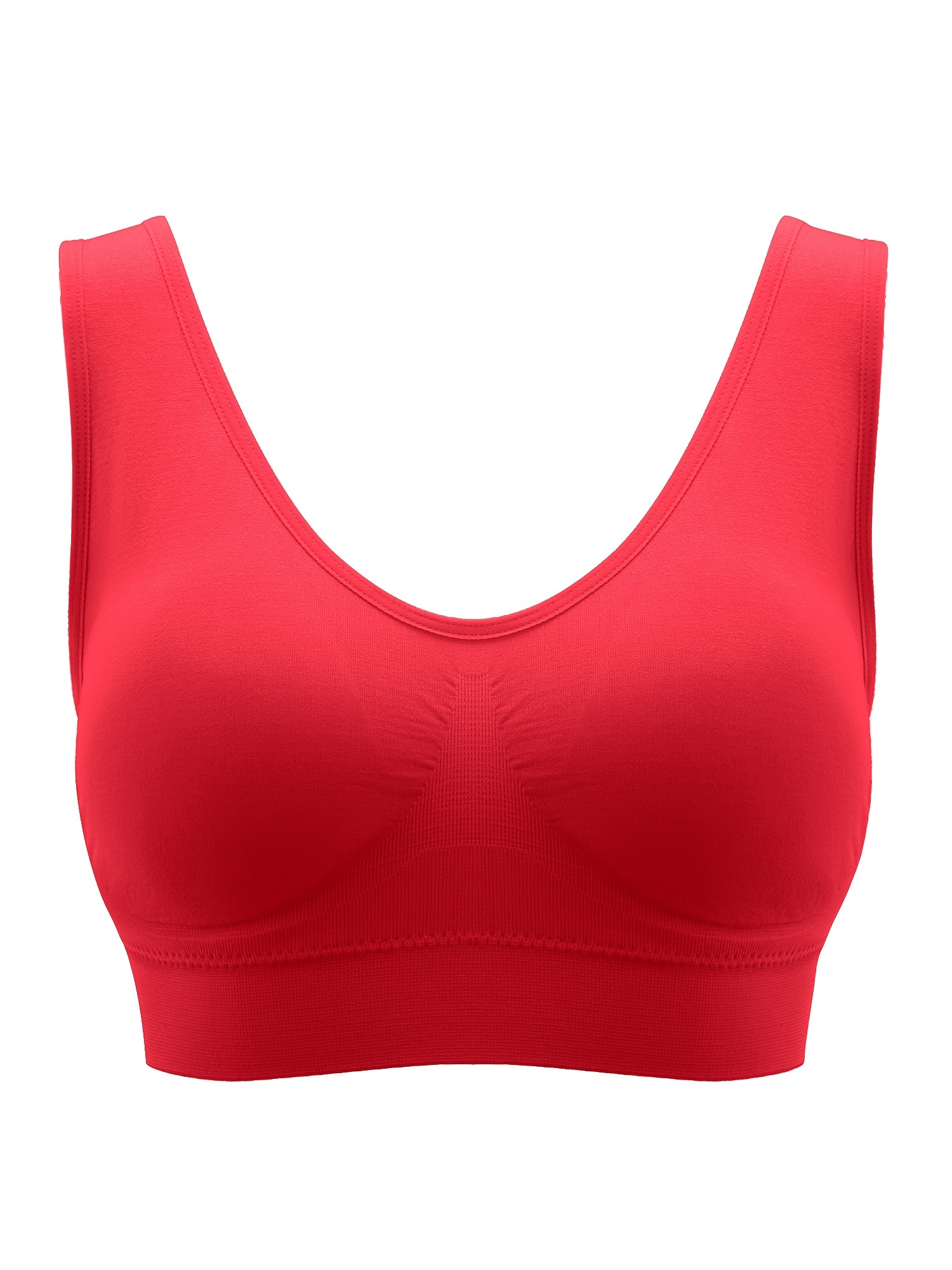 Women's Plus Size Bra Front Full Cup Push Up Bra Padded Seamless Classic Bra  Comfort Wide Straps Lace Women's Bra