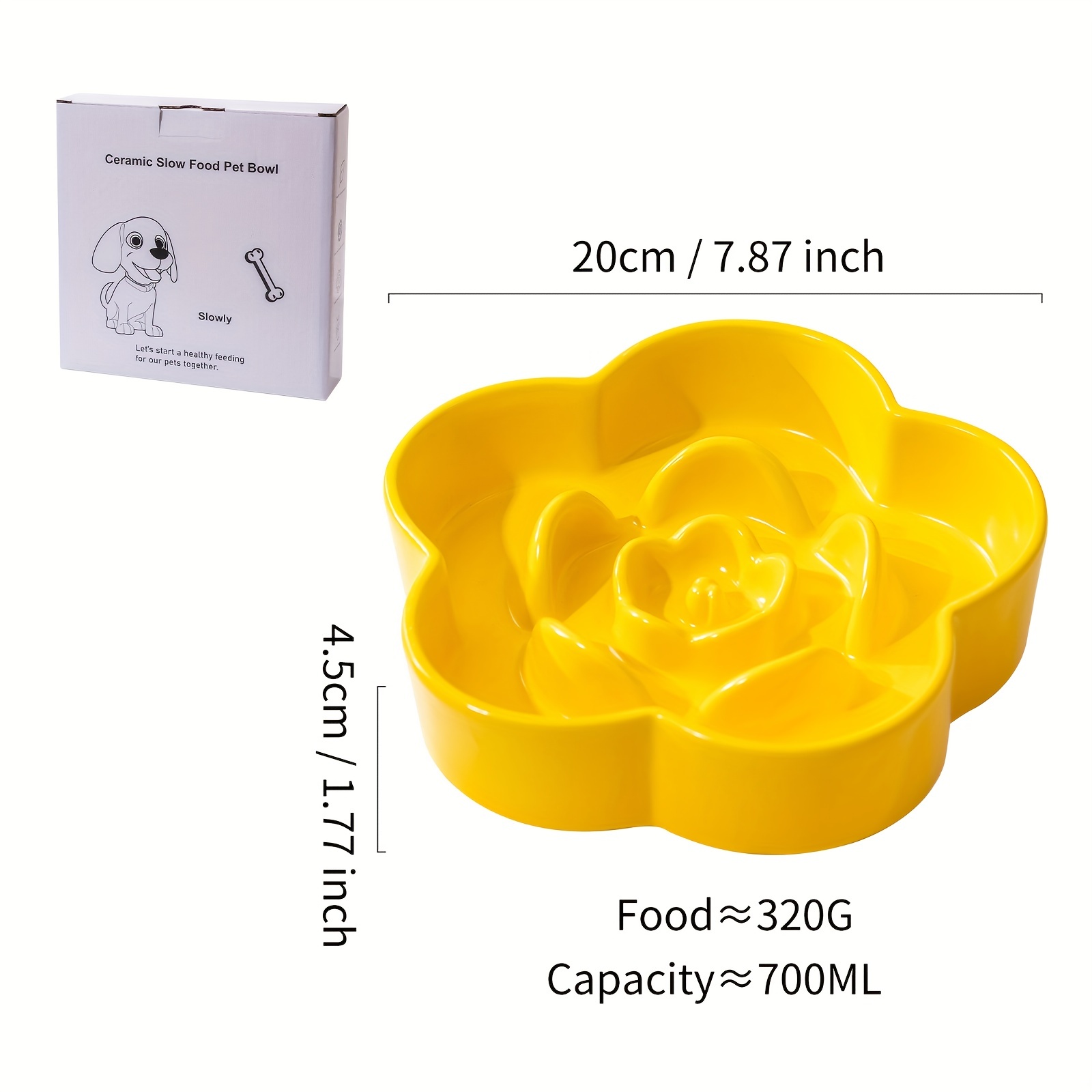  Slow Feeder Dog Bowls for Large Dogs Anti-Chocking