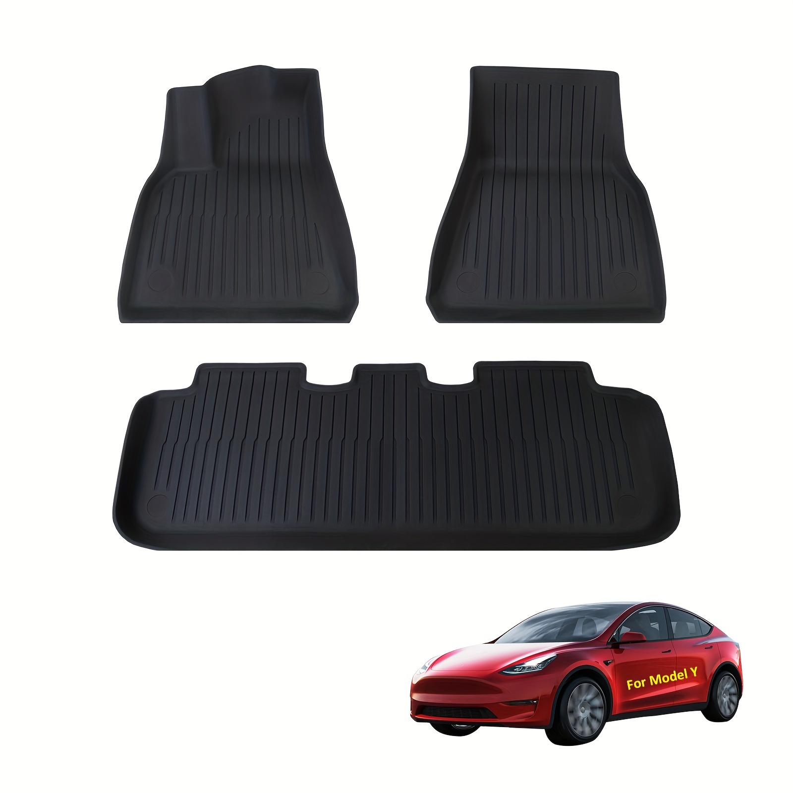 Tapis de sol de voiture 3d pour Tesla Model Y Model 3 2023 - 2022 Tapis de  coffre de chargement Imperméable à l'eau Tous temps Durable Xpe, tapis de coffre  tesla model