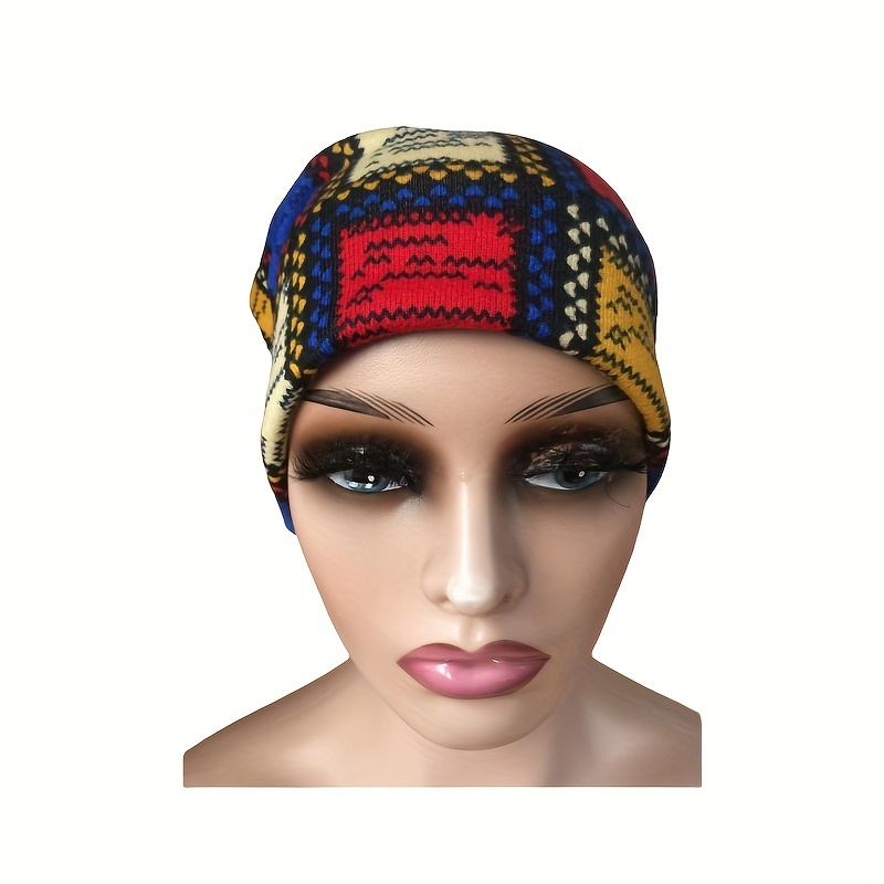 Micro Fleece Slouchy Cap: Snood Head Covering Hat for Women