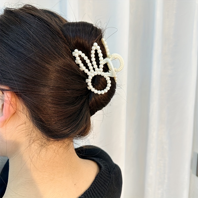 Elegant Pearls Geometric Hairpins Hair Clips For Women Girls Sweet Hair  Decorate Bobby Pins Barrettes Fashion