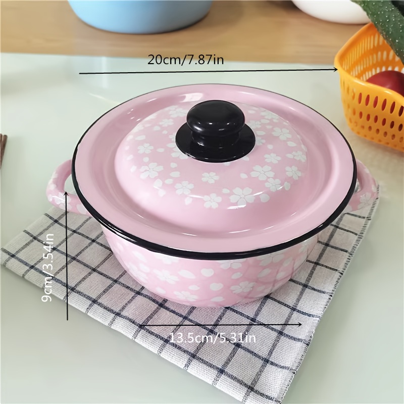 Soup Pot Enamel Thickened Double Ear Soup Pot - Temu