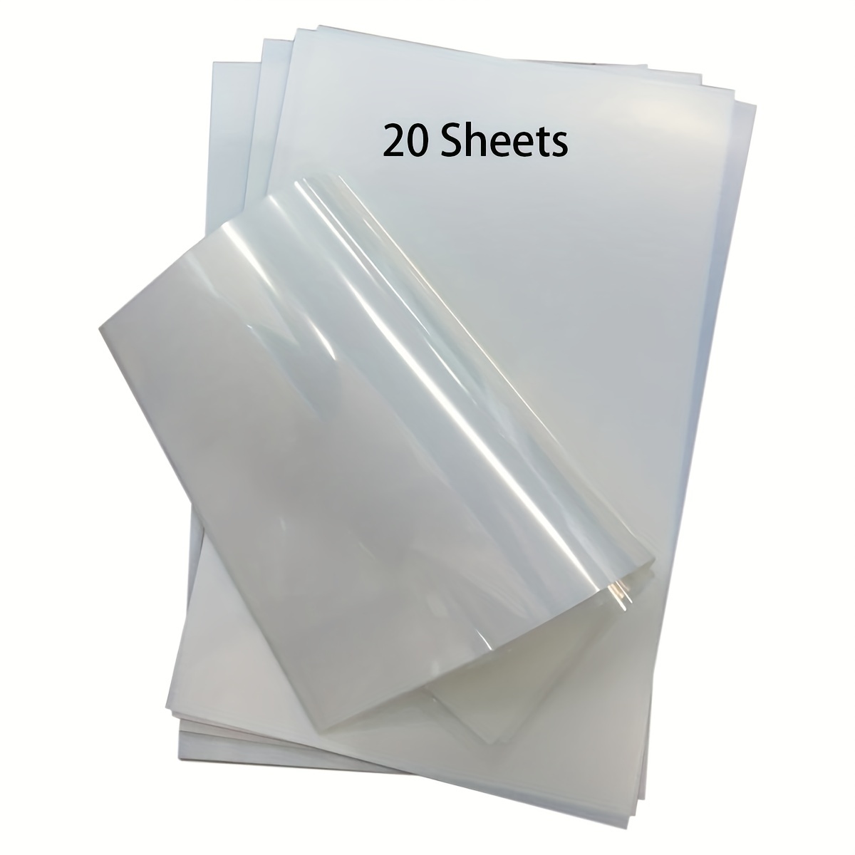 20 Sheets Transparency Film for Inkjet Printers Transparency Printing Film  Printable Transparent Paper Sheets Inkjet Transparenty Film Transparent  Inkjet Printing Film Overhead Projector Film : : Office Products