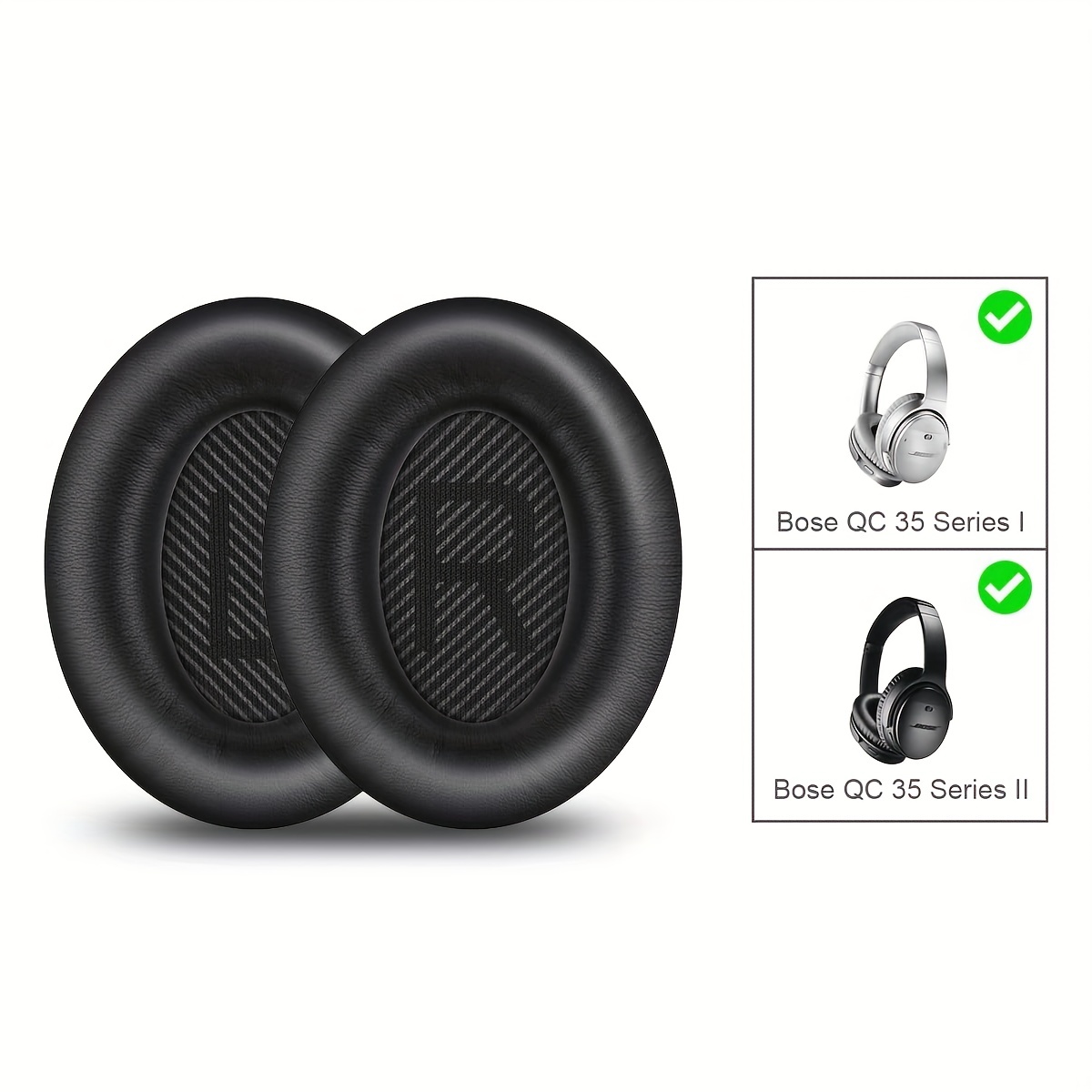 Almohadillas de repuesto SoundLink de alta calidad compatibles con  auriculares Bose SoundLink en la oreja, Bose on-Ear Wireless, Bose On-Ear 2  (OE2) y