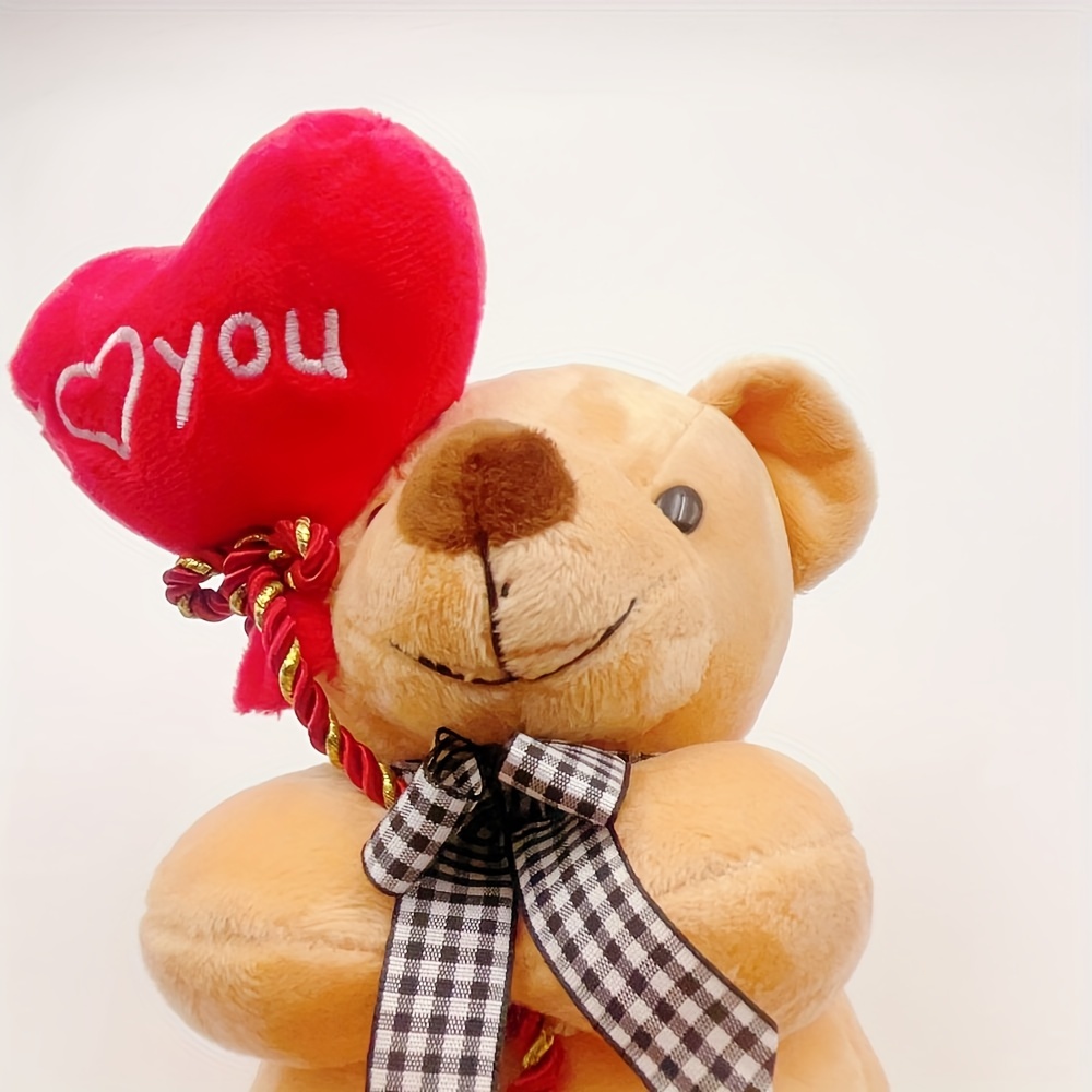 Je t'aime ours en peluche avec cœur 7 »