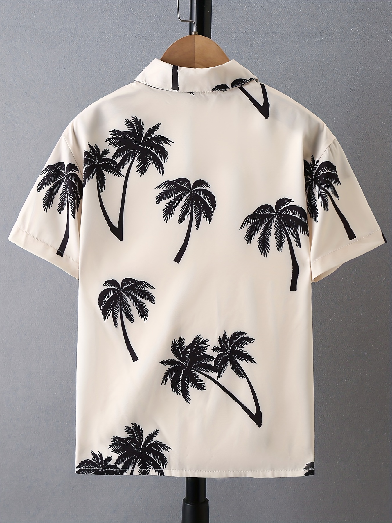 Boys Coconut Trees Shirt Short Sleeves