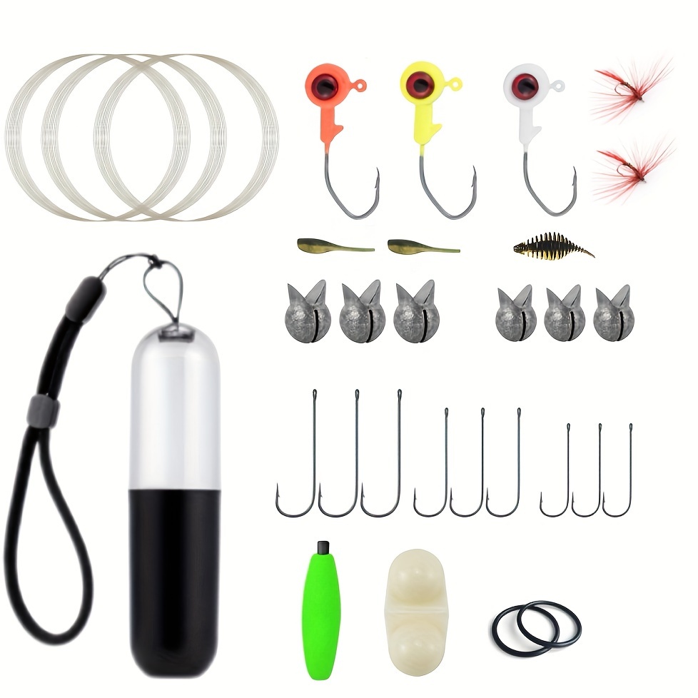 2Pcs Outdoor Survival Tools Fishing Gadget Kits Wild Tackle Line Supply  X0P7