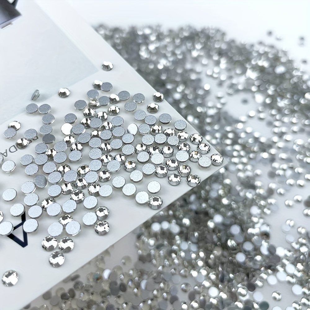 Flatback Rhinestones for Crafts, Bulk Clear Crystals