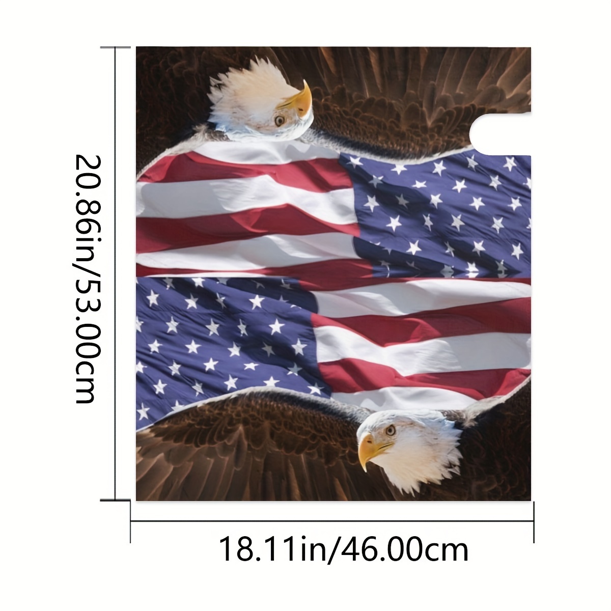 1 Pezzo, Confezione Con Motivo Creativo Aquila Americana