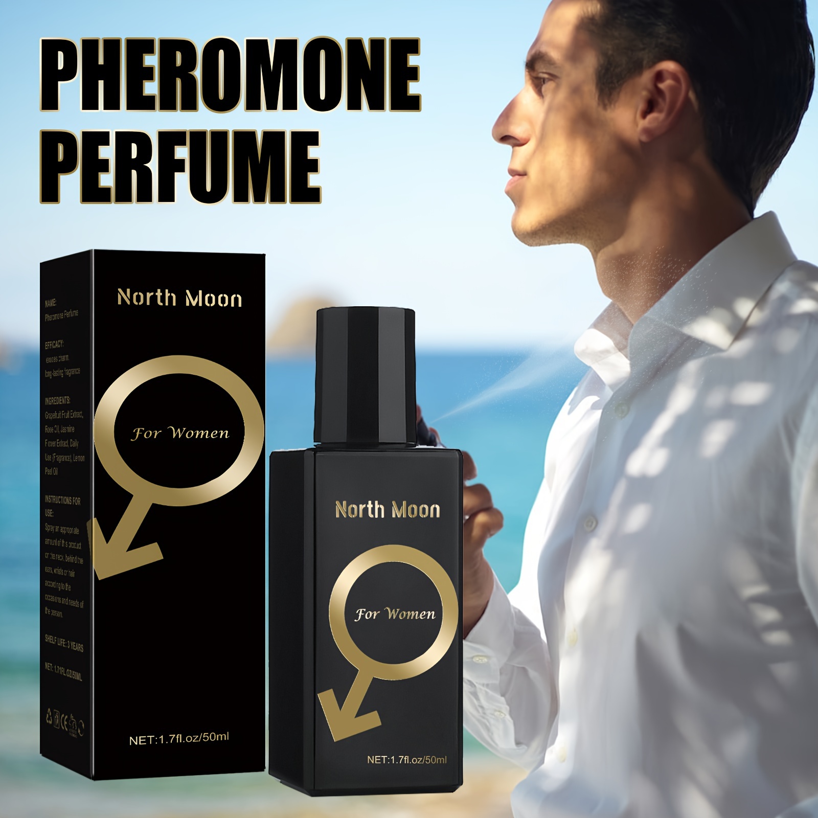 50ml Lure Her Perfume With Pheromones for Him- Men Attract Women Spray AU