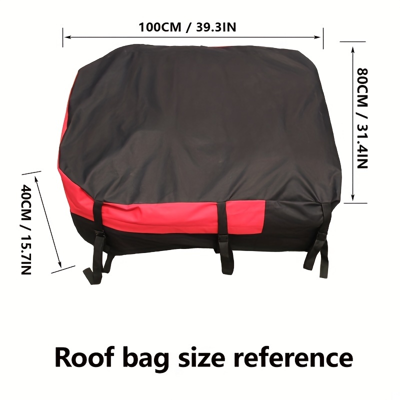 420d Waterproof Cargo Bag Car Roof Cargo Carrier Universal - Temu