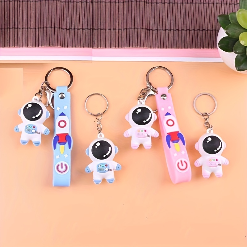 Cute Cartoon 3d Stereo Pvc Keychain Custom Soft Glue Key - Temu