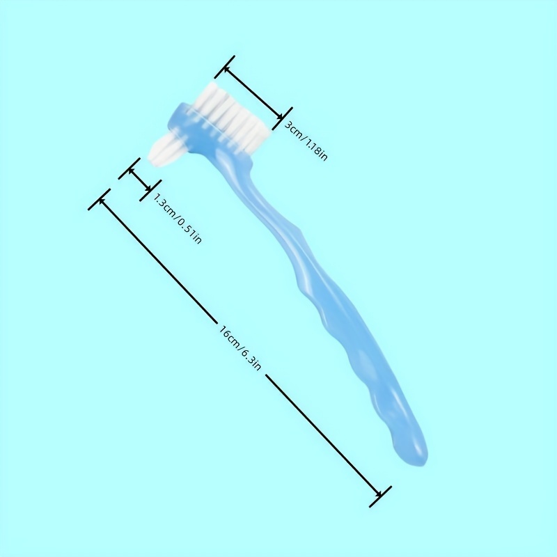 Spazzolino Dentiere Spazzolino Denti Finti Rimozione Macchie - Temu Italy