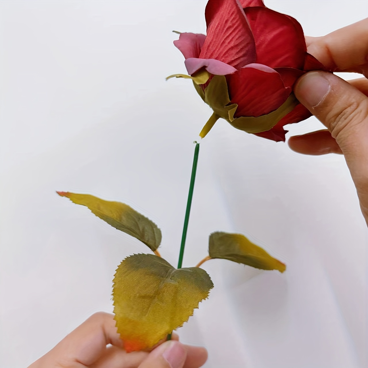 Plastic Artificial Flower Head Accessory