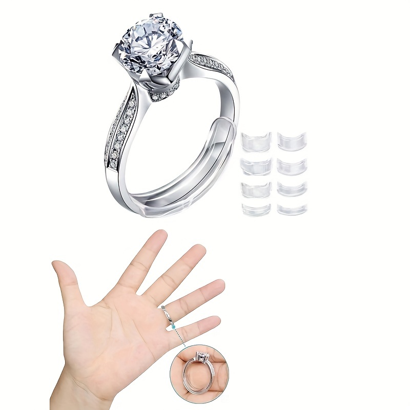Ring Size Adjuster Eva Invisible Sticker For Loose Rings - Temu