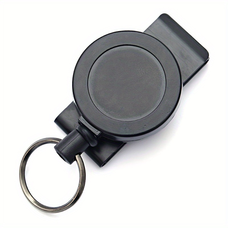 Retractable Key Chain,Multitool Carabiner Key Holder,Retractable Badge  Holder Reel Heavy Duty Badge Reel With Steel Cable - Buy Keychain Id Badge