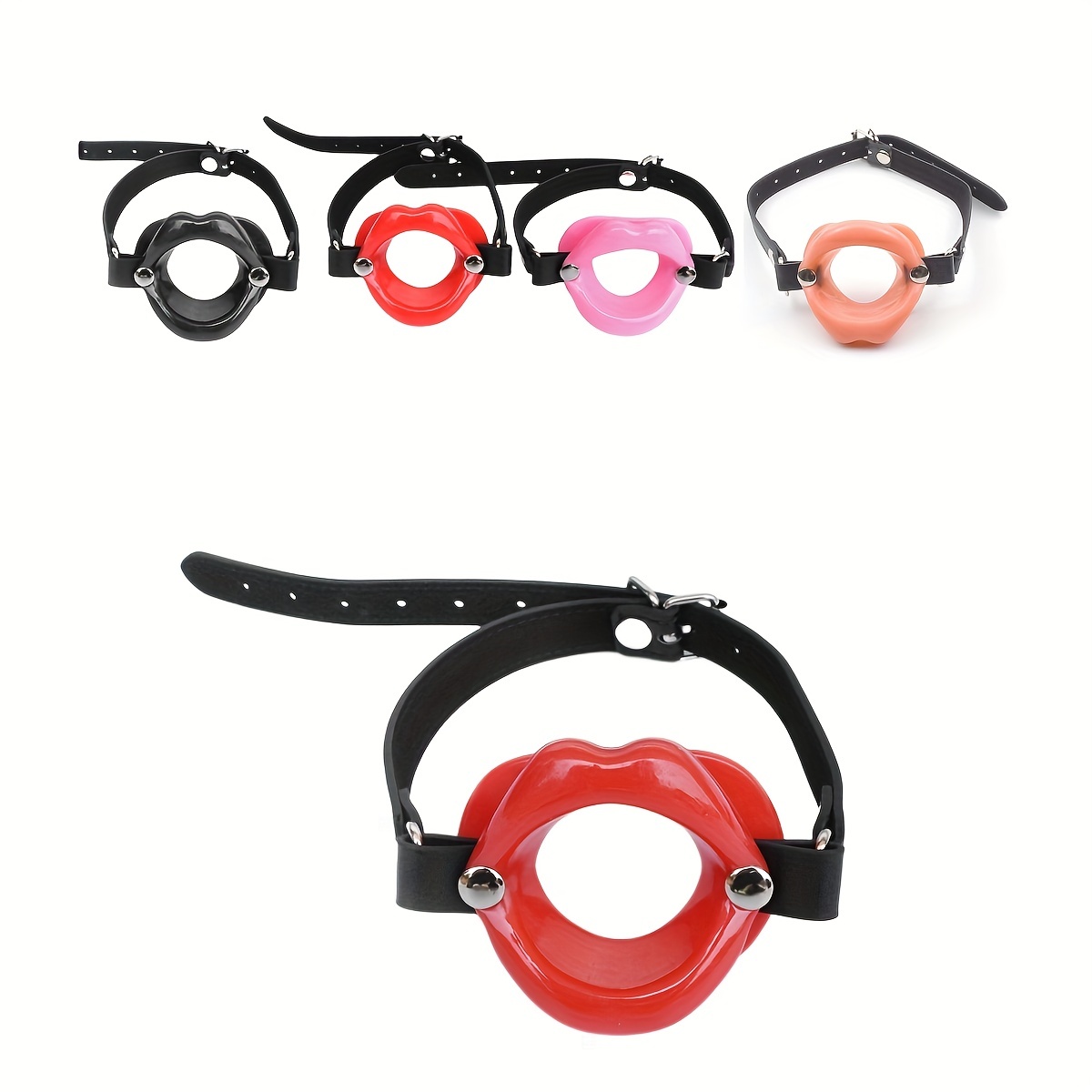 Open Mouth Breathable Gag Sm Soft Silicone Moth Gag Adult - Temu