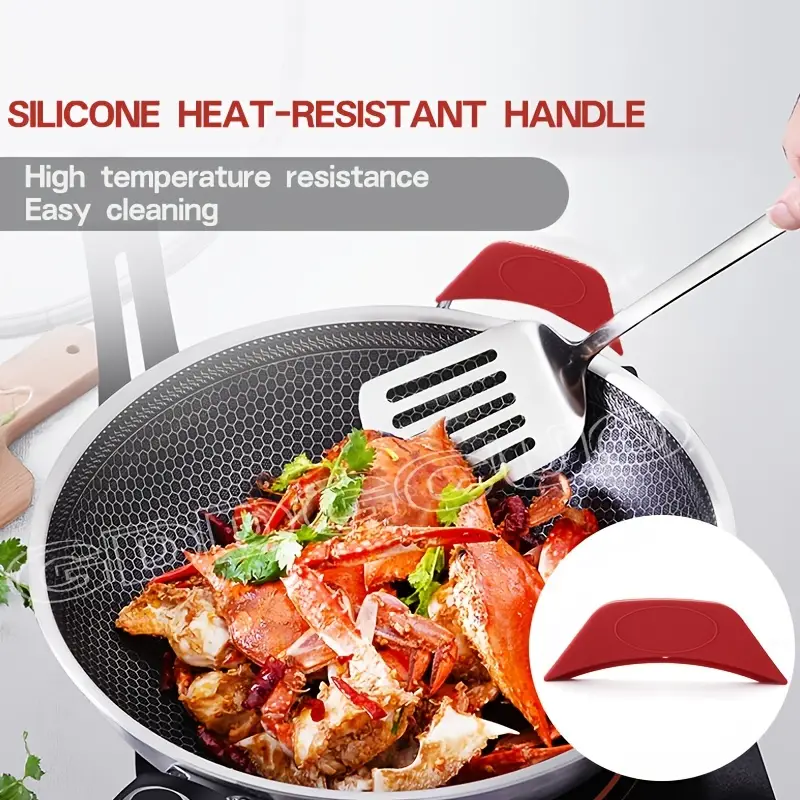 Silicone World Silicone Pot Handle Cover Saucepan Holder Sleeve Slip Cover  Grip Cookware Parts Pan Handle Unique Kitchen Tools - AliExpress