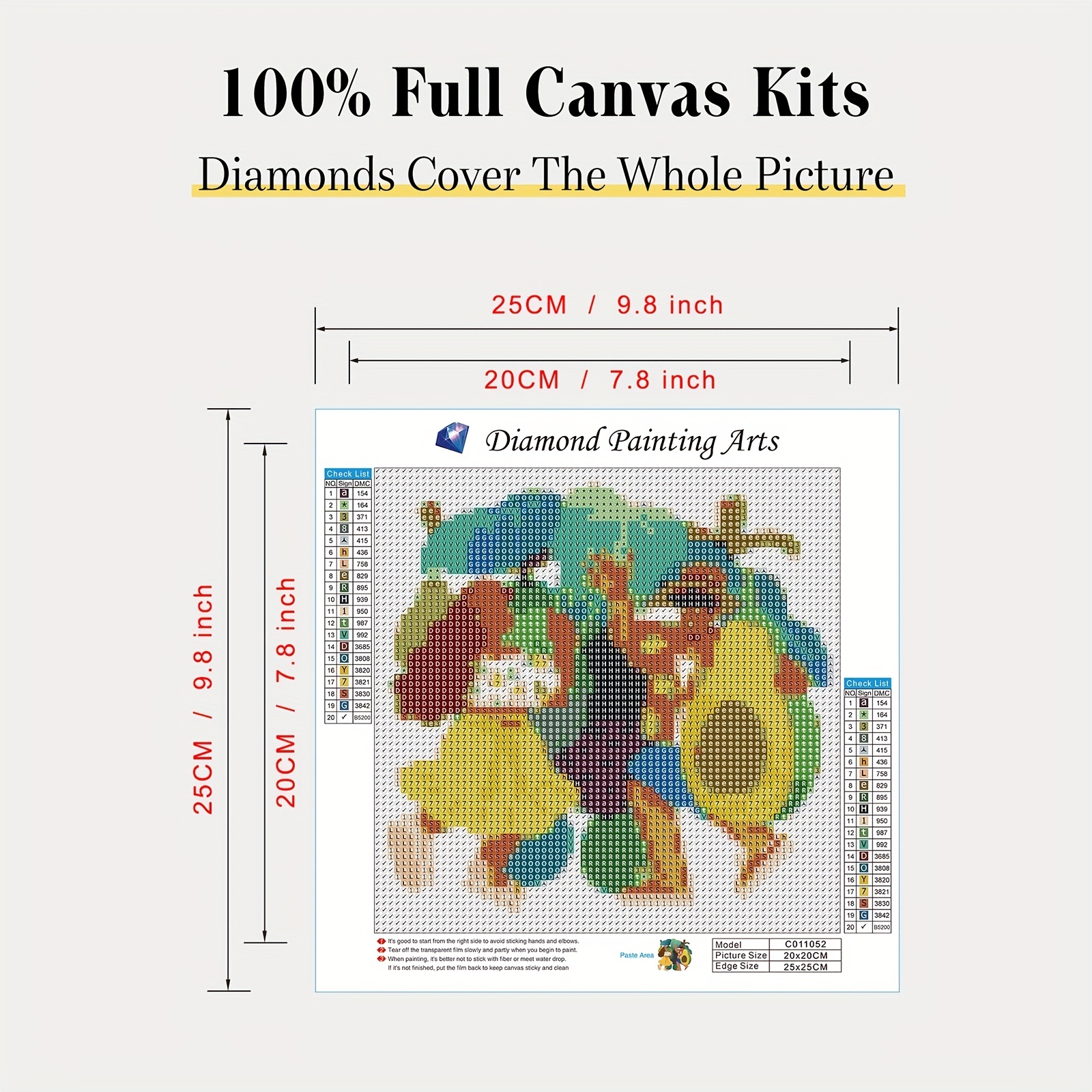 Avocado Diamond Painting Kits For Adults Kids Diy 5d Diamond Art Paint With  Round Diamonds Full