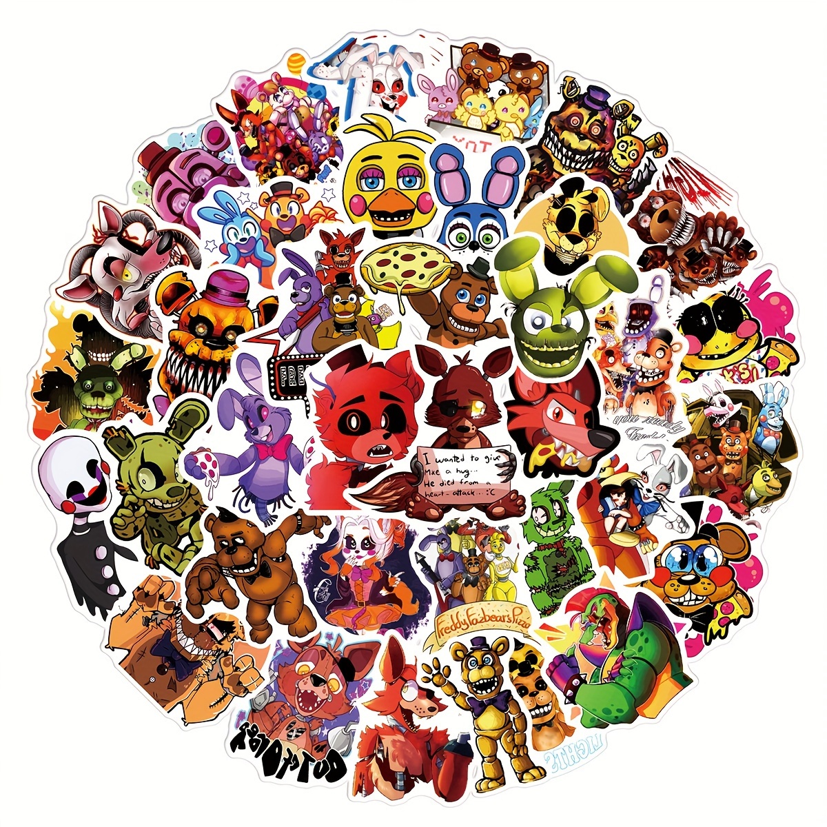 Fnaf Stickers - Free Shipping For New Users - Temu United Kingdom