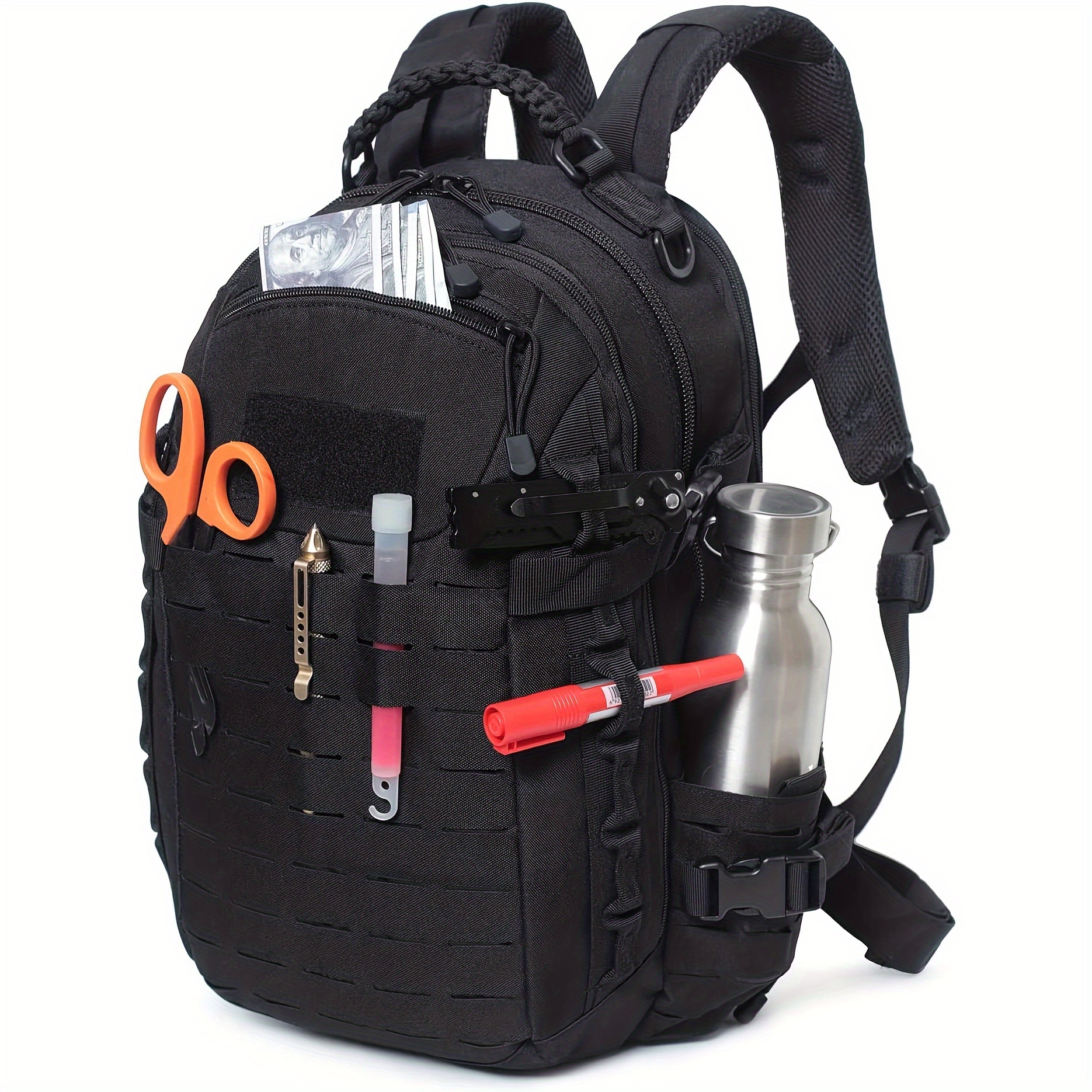 Mochila táctica MOLLE de 12L para deportes al aire libre, mochila  impermeable, mochilas escolares, Mini mochila militar, bolsa de viaje para  niños