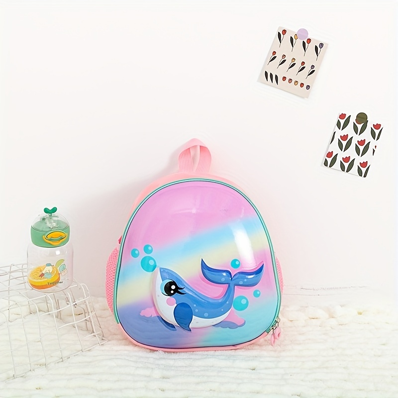 Kids Dolphin Backpack Large Capacity Lightweight School Bag