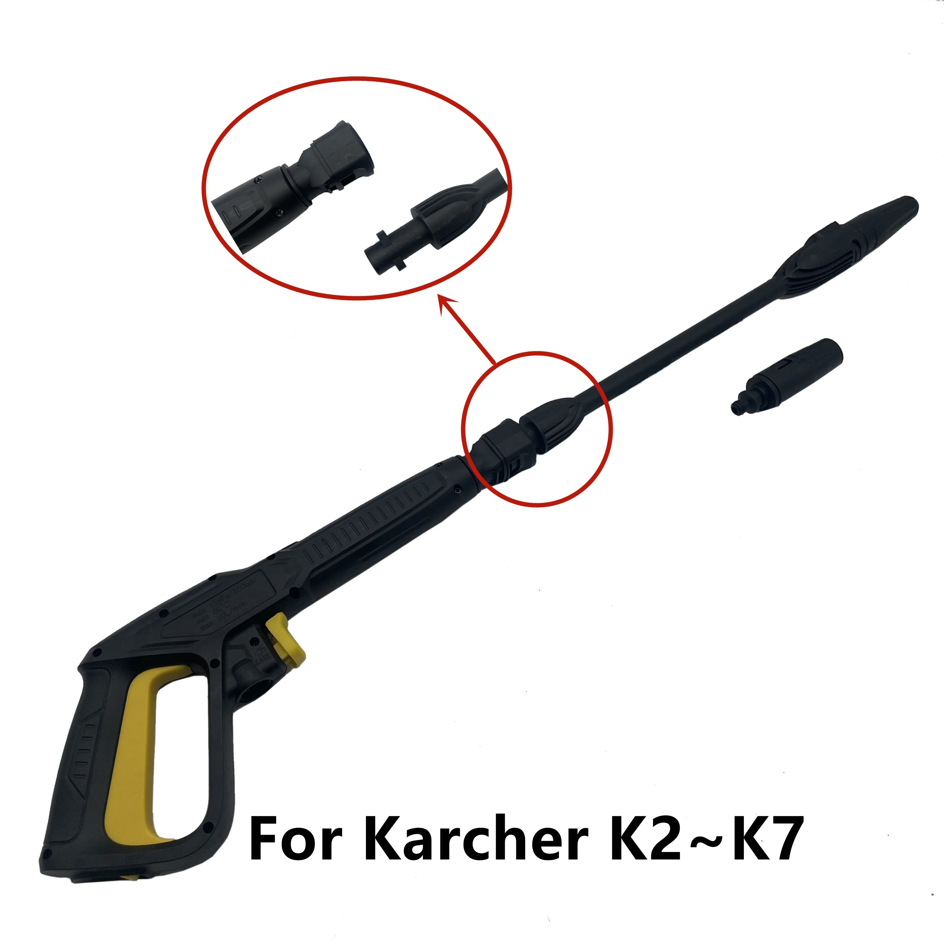 Kit Pistola y Manguera Hidrolimpiadora Karcher K2
