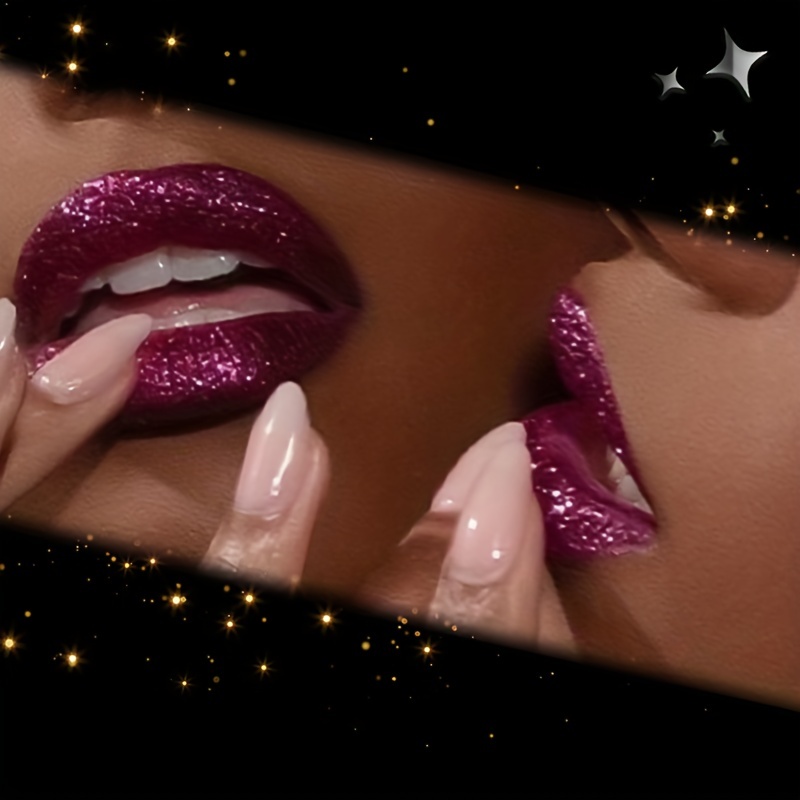 Glitter Shine Lipstick Sparkling Shine Lipstick Non Stick Cup