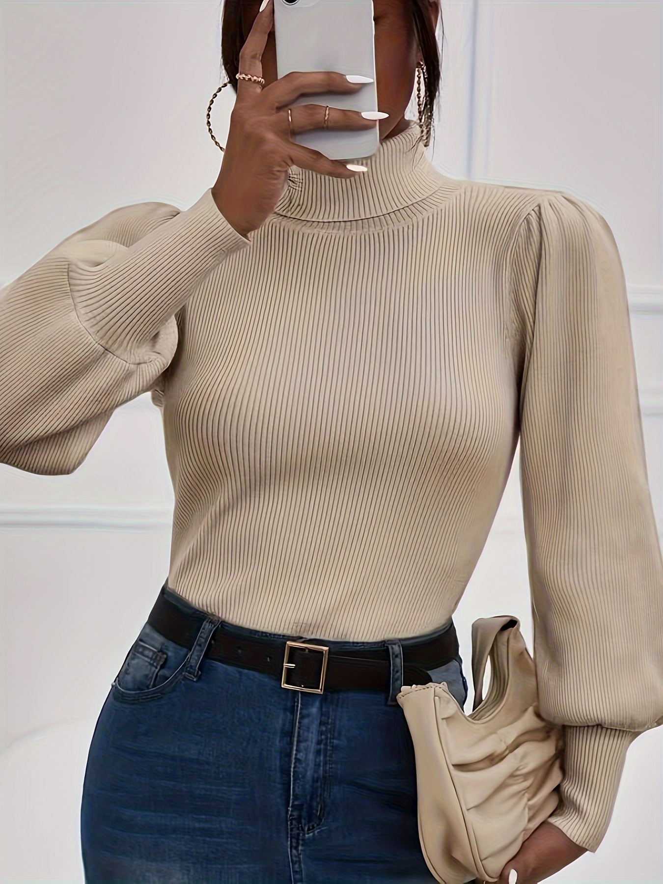 pull col roulé oversize blanc femme manteau dhiver à manches