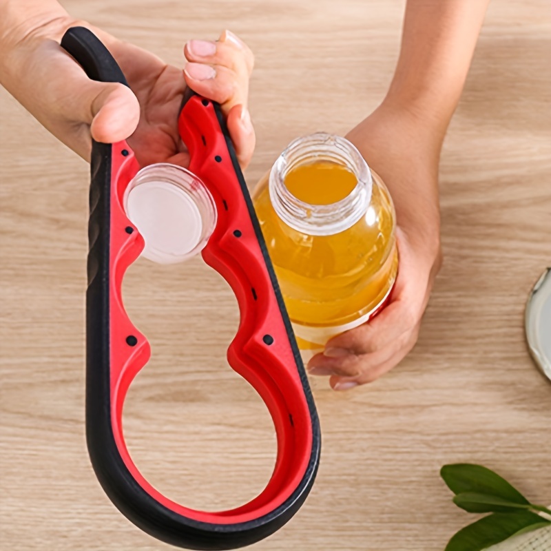 2PCS Multifunctional Jar Opener for jars and bottles,Multi-Function  Container Bottle Jar Can Opener Easy Twist Kitchen Tool Hand Easy Grip Size  For