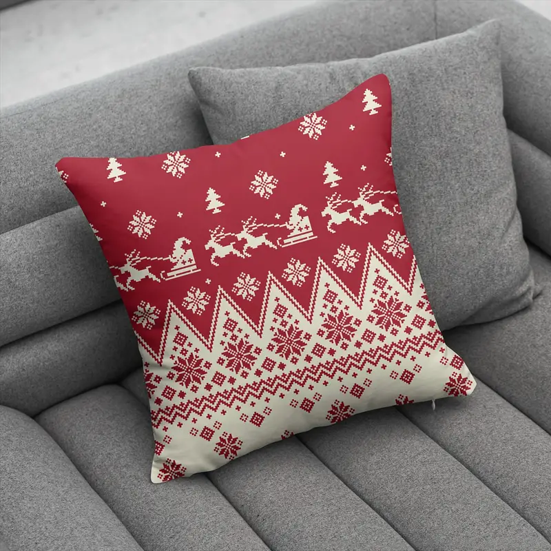 Nordic Style Christmas Throw Pillow, Suffed Square Pillow Santa Claus Throw  Pillow, For Living Room Bedroom Couch Sofa Home Decor Room Decor Party  Decor,no Pillow Insert, - Temu