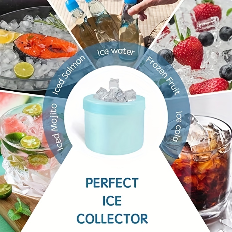 Ice Bucket Cup Mold Silicone Ice Cube Tray Food Grade Quickly