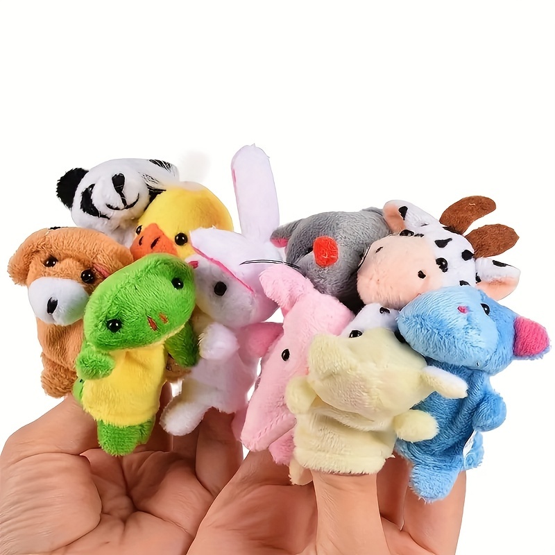 10 pièces jouet en peluche pour bébé marionnette à doigt de - Temu France