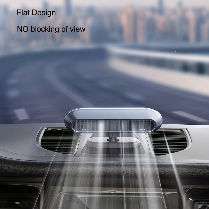 Car Cooling Fan 360° Adjustable Dual Core Design Cooling Air - Temu