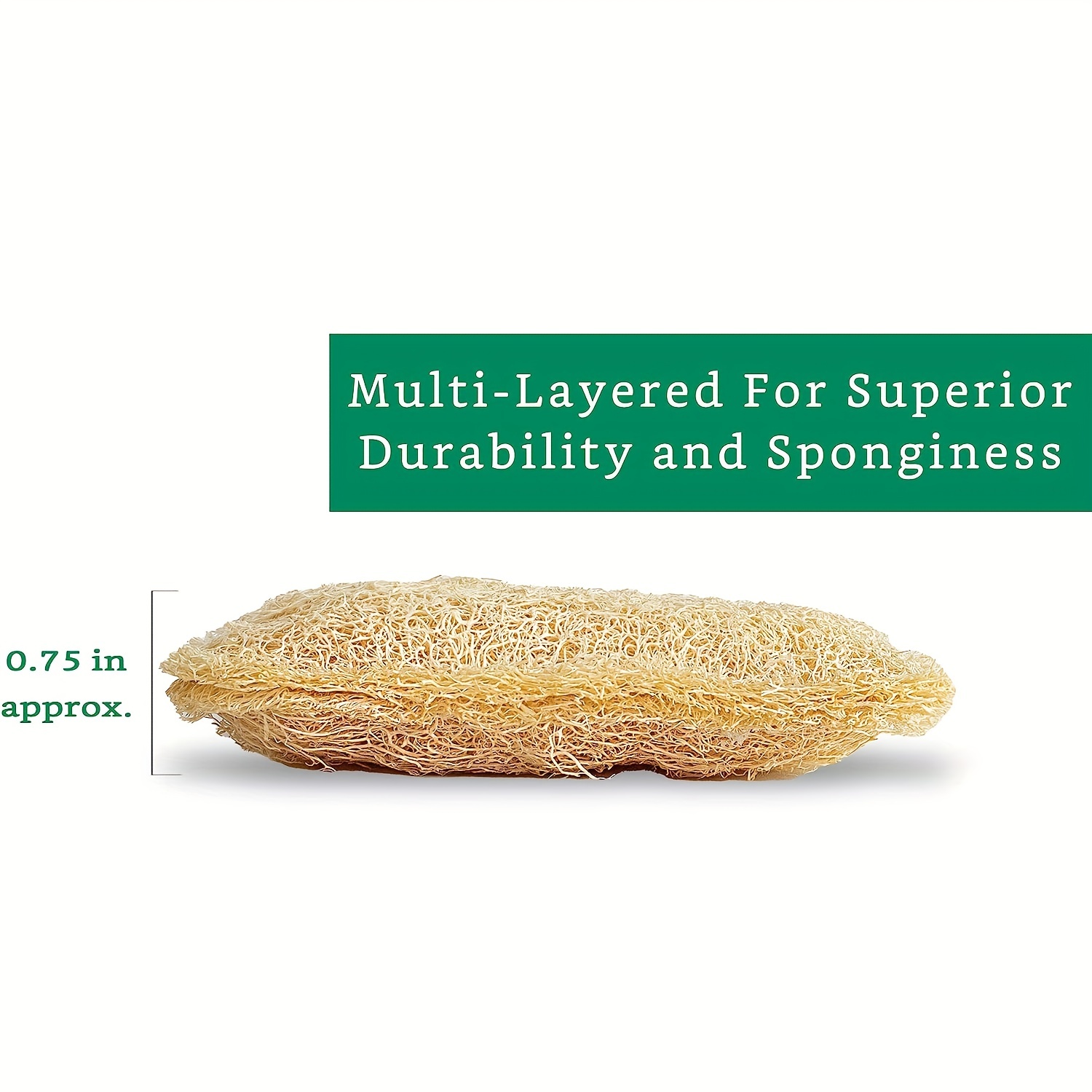 1/2/4pcs Exfoliating Body Scrubber Loofah Sponge, Suitable For Bathing, Showering, Spa Facial Cleansing,  Handheld Luffa Pad Sponges Exfoliator Pad For Women And Men