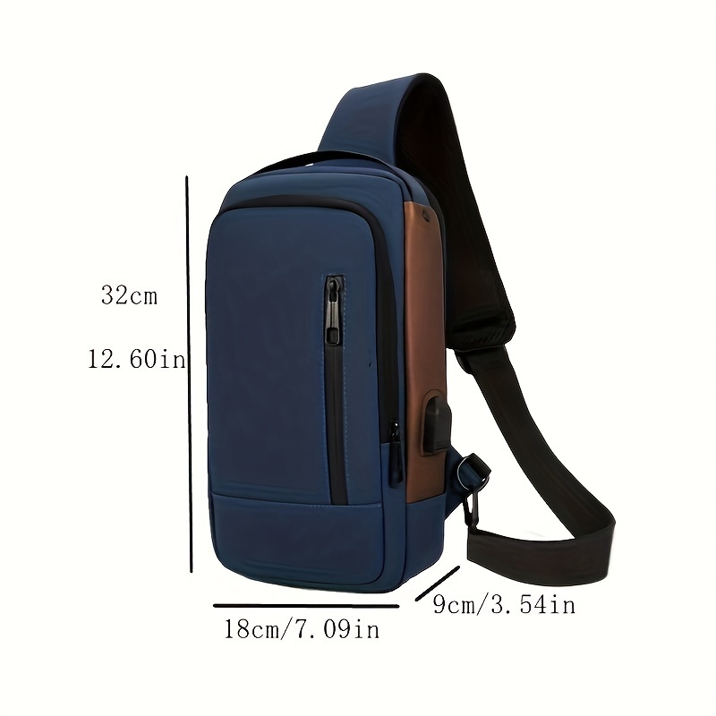 Men's Nylon Crossbody Bag Multifunction Mini Shoulder Bag Mobile Phone Pouch  For Outdoor Sports Hiking Cycling Travel Work Messenger Bag - Temu