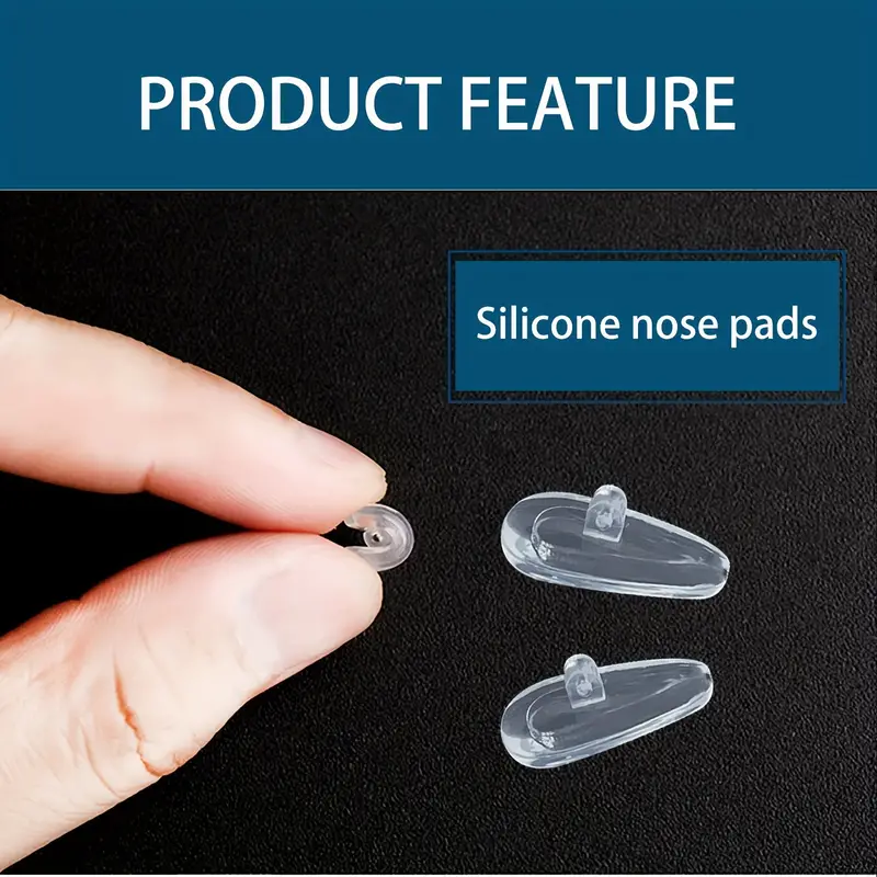 Eyeglasses Nose Pads Silicone Glasses Nose Pad Of Different - Temu