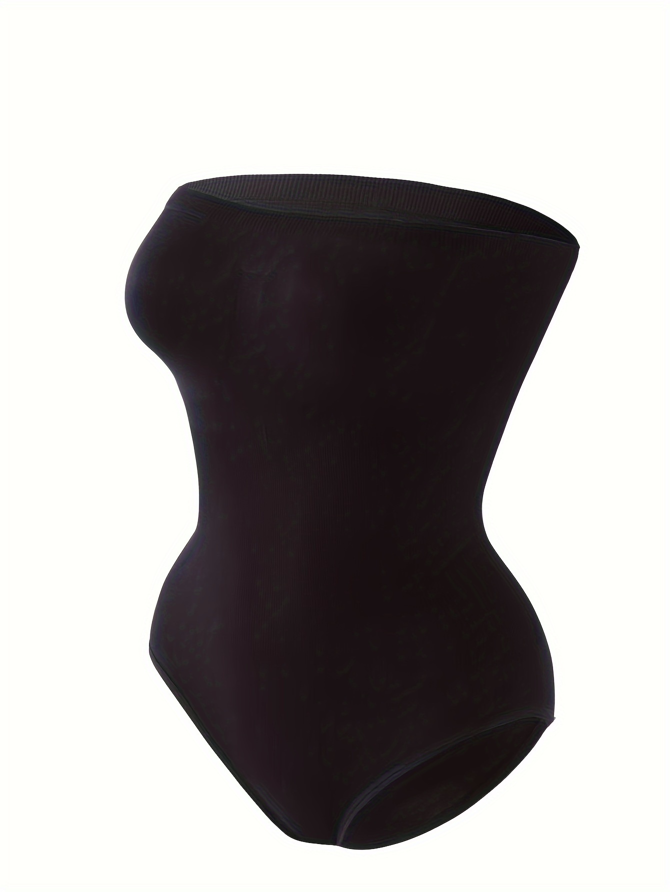 Sexy Seamless Strapless Strapless Shapewear Bodysuit With Ribbed