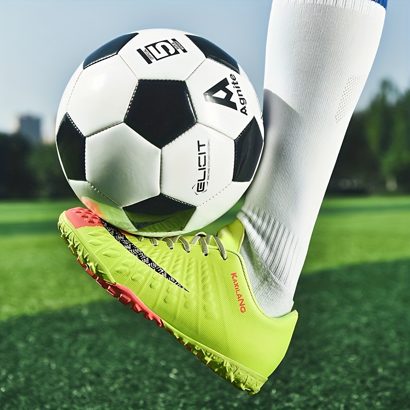 Botas de fútbol para hombre, zapatos de fútbol profesionales de alta  calidad, para interiores y exteriores, cómodos tenis atléticos